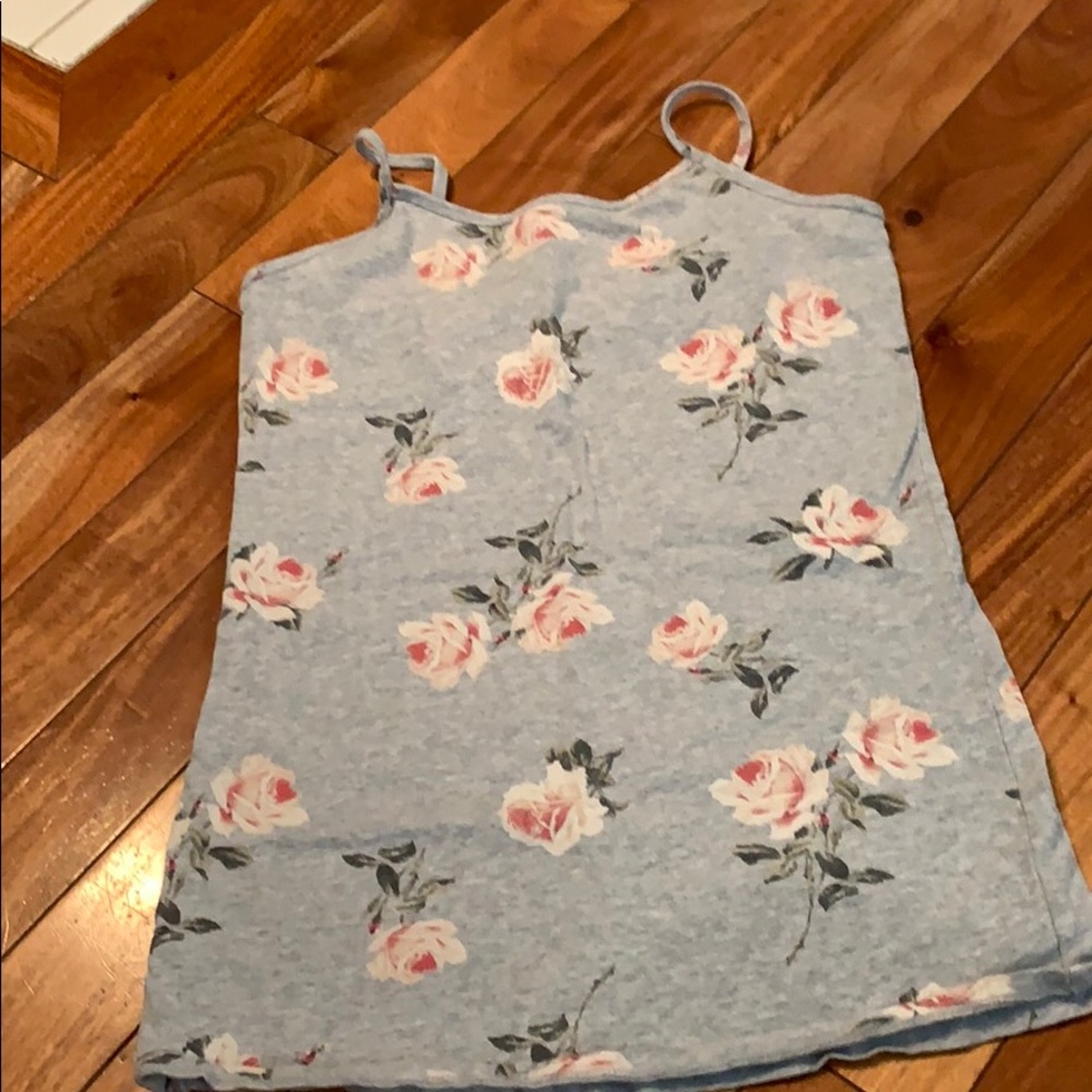 FREE ADD ON item* Grey and floral tank top